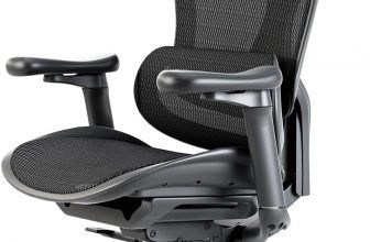 SIHOO Doro C300 - Silla de Oficina ergonómica con reposabrazos Ultra Suaves en 3D, Soporte Lumbar dinámico para Silla de Oficina en casa, Respaldo Ajustable para Silla de Escritorio (Negro)