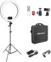 NEEWER Aro de Luz LED con Trípode Avanzado 48cm Anillo Luz Grande con Soporte móvil